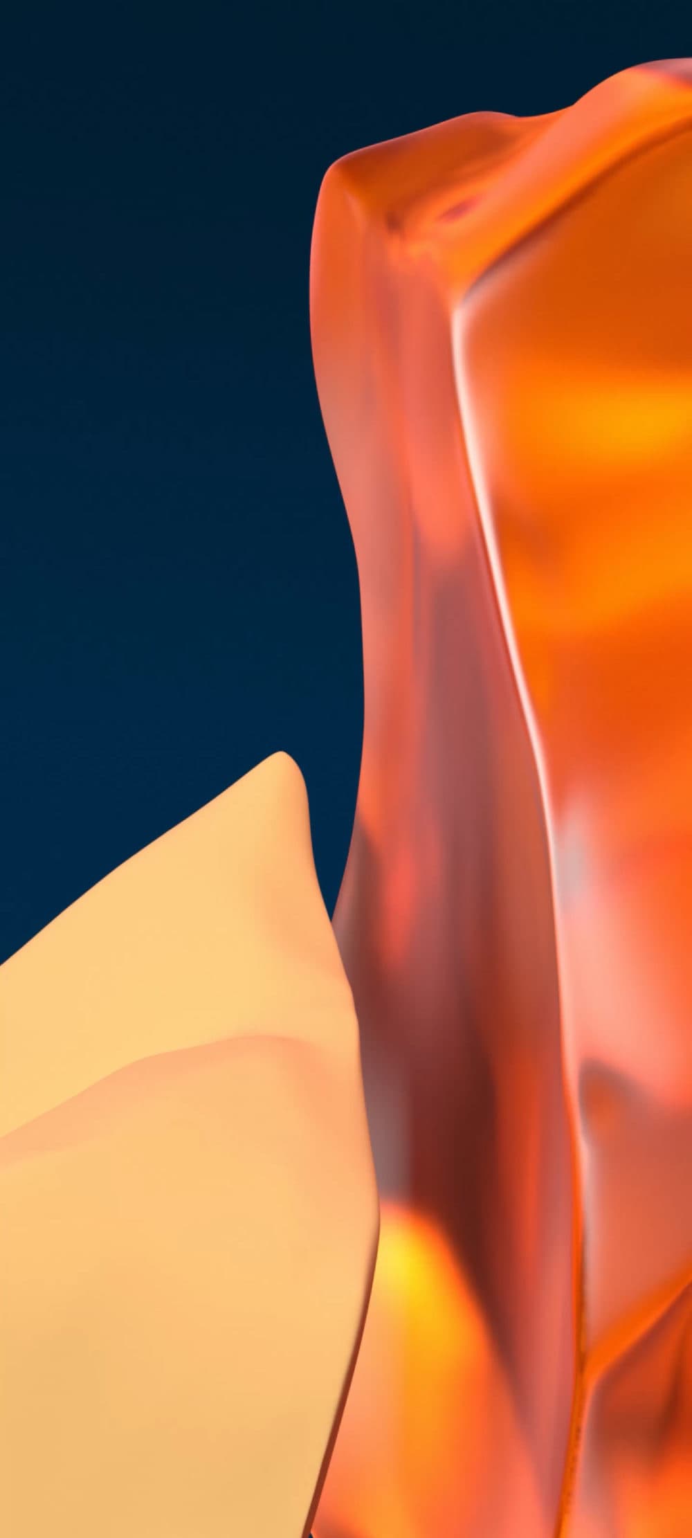 logo OnePlus montagna sole rosso, 1106x1967 Verticale, Android