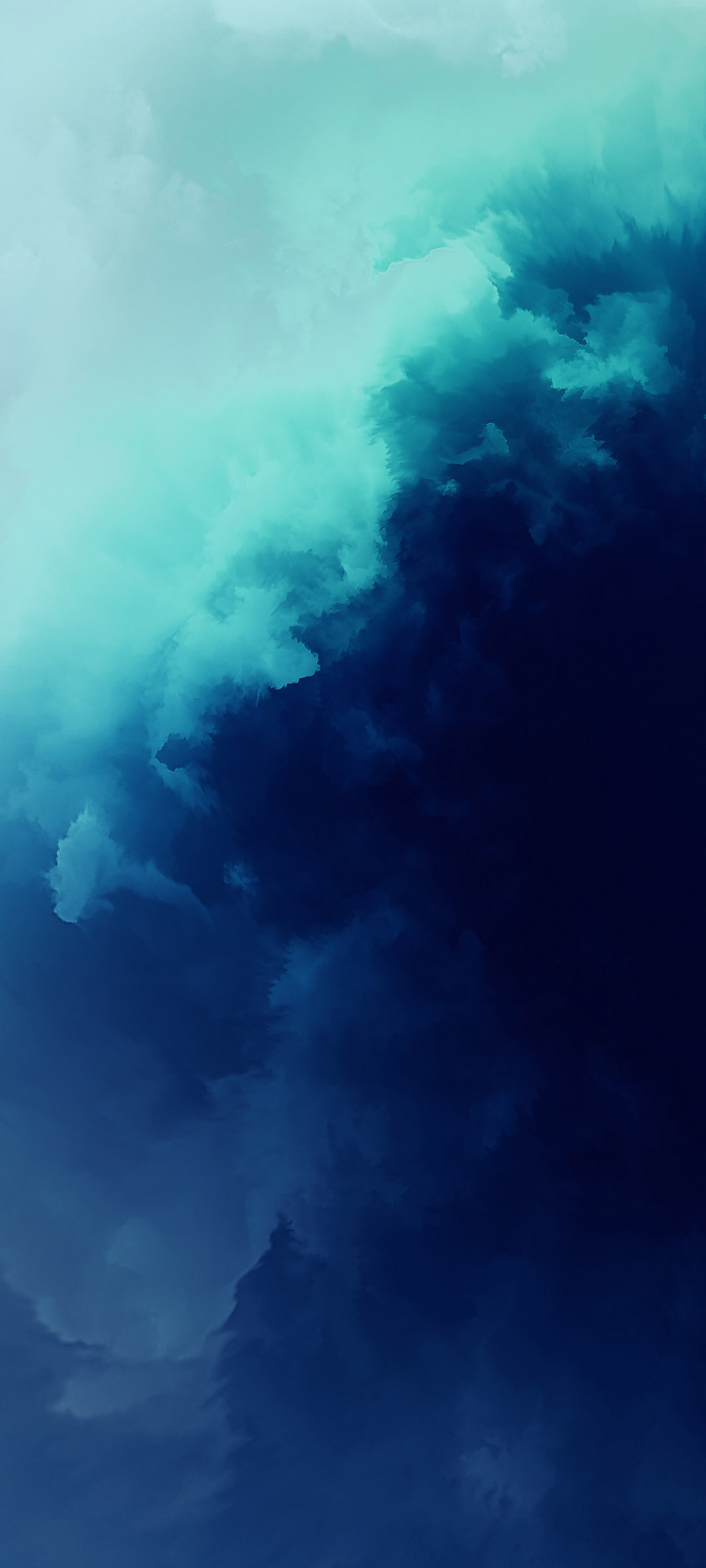 onde astratte blu rosso arancione, 864x1920 Verticale, Xiaomi