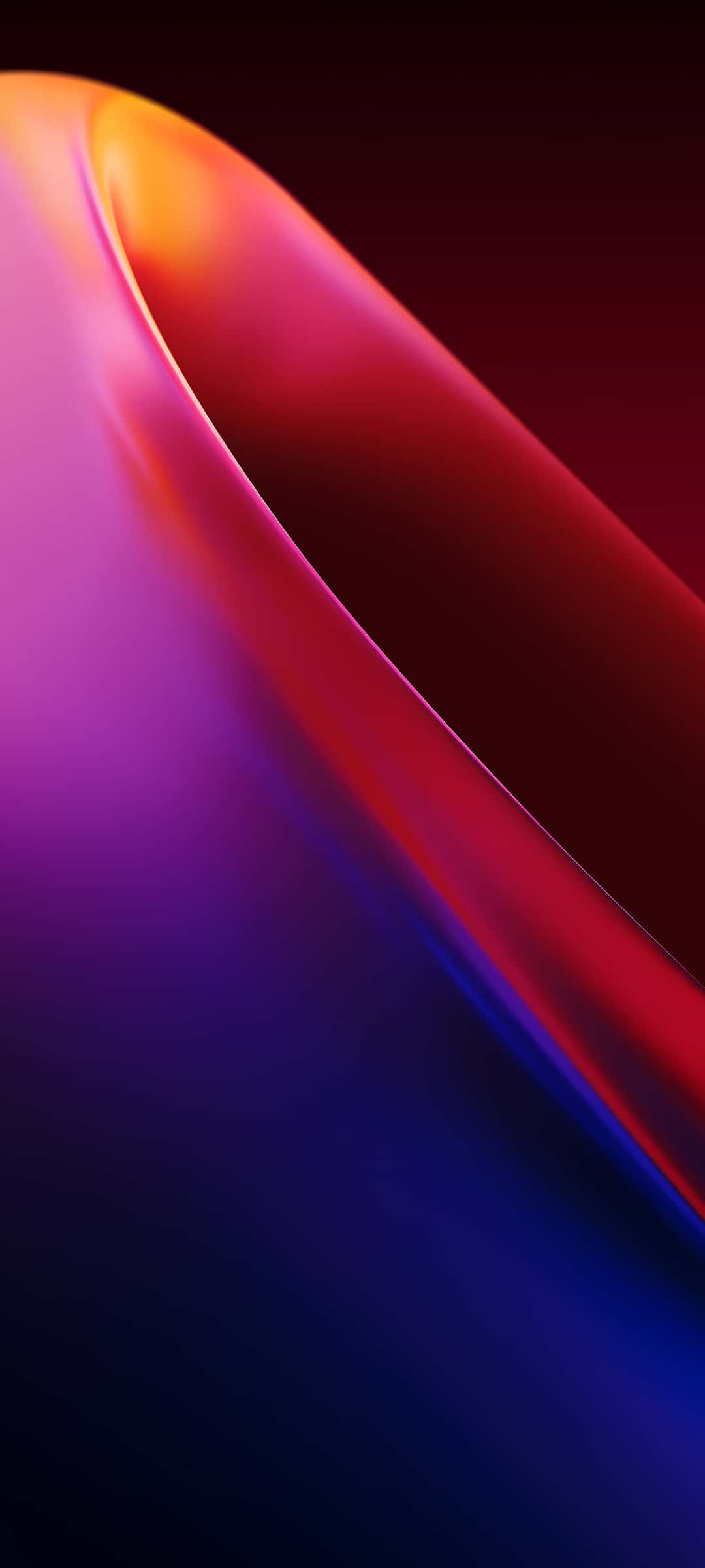 onde astratte viola rosso blu, 1080x2400 Verticale, Telefono