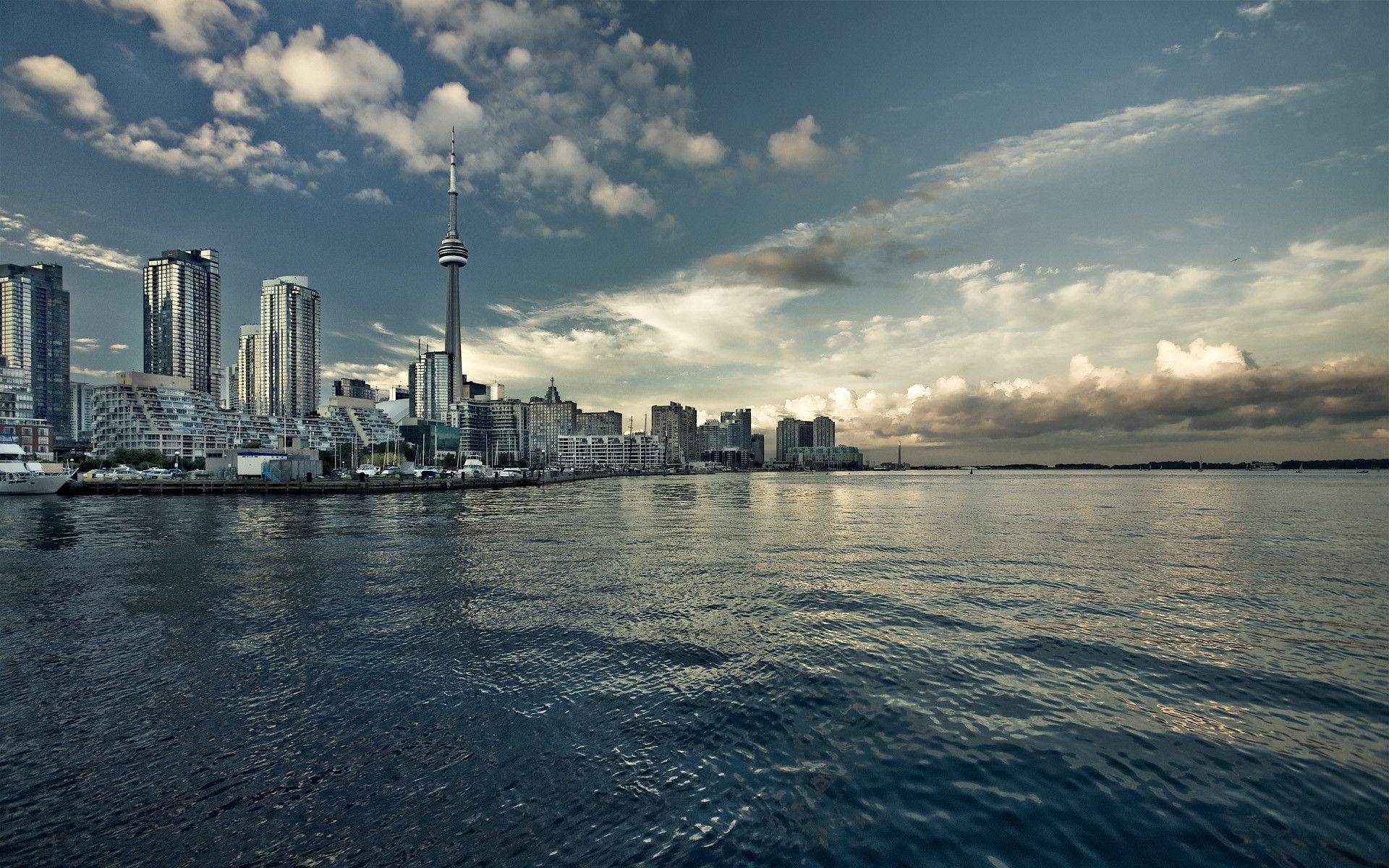 Skyline di Toronto al tramonto, 1920x1200 Full HD+ WUXGA, Desktop