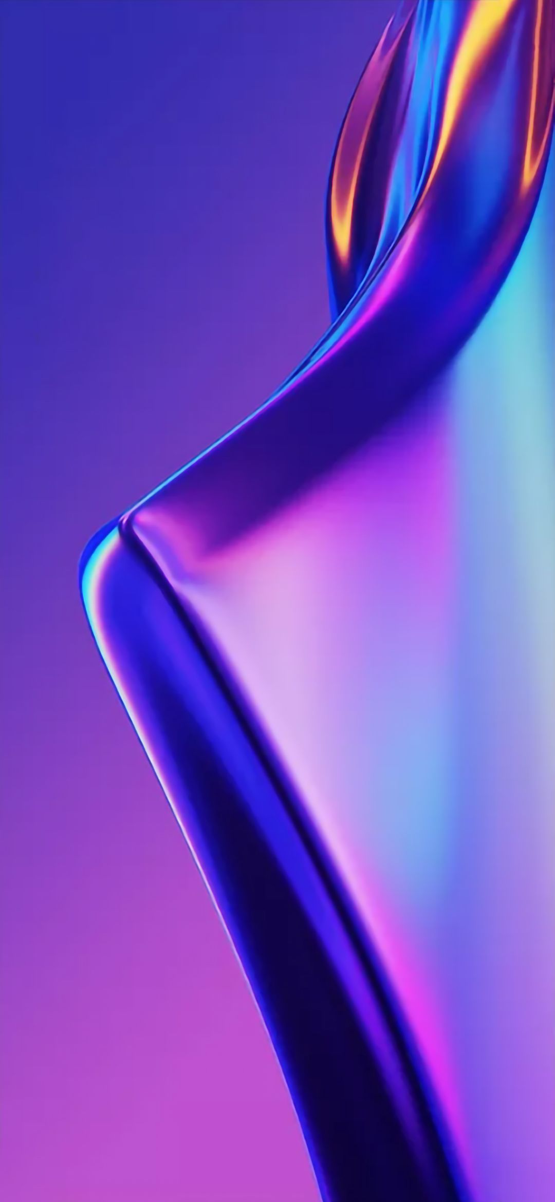 Forma astratta liquida viola blu, 1080x2340 Full HD Verticale, iPhone