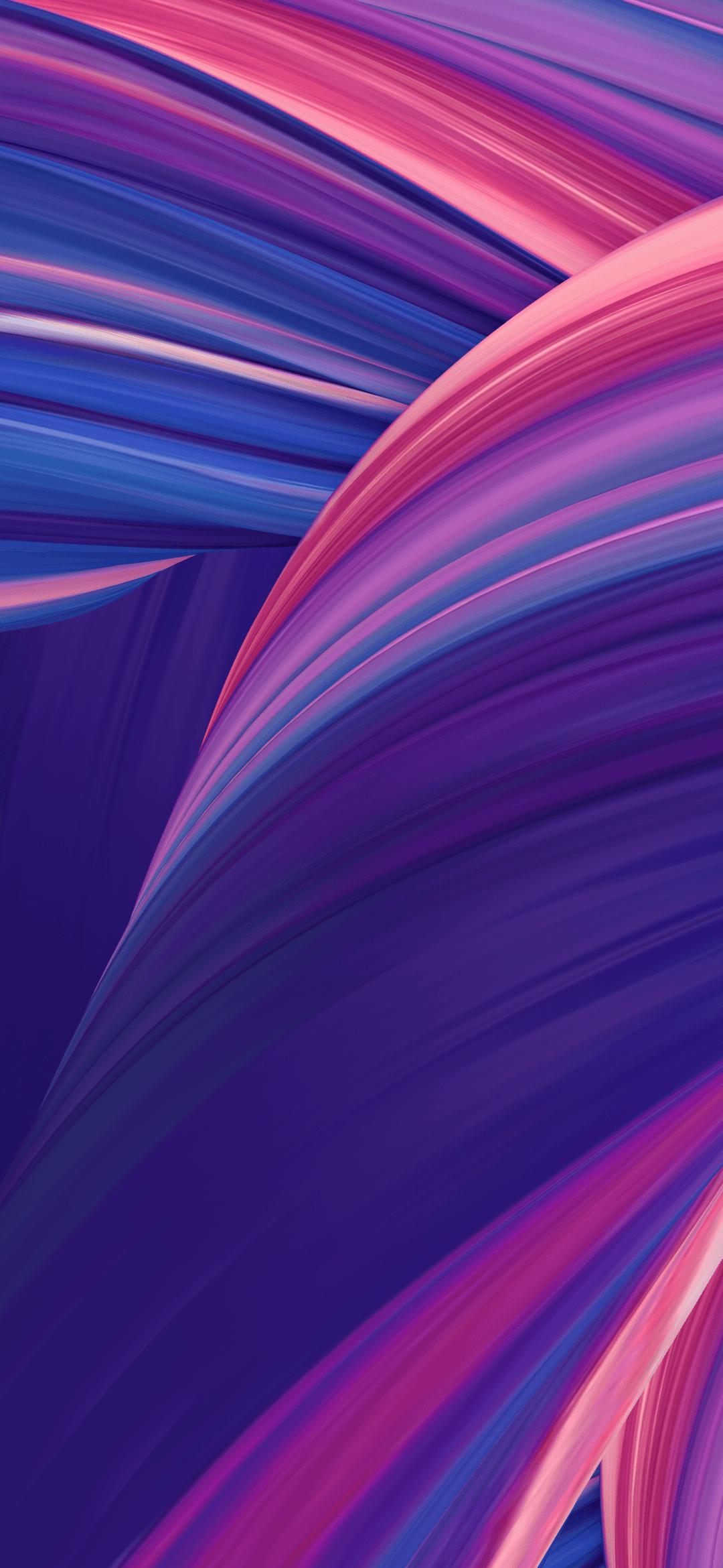 Onde astratte viola e rosa, 1080x2340 Verticale, Telefono