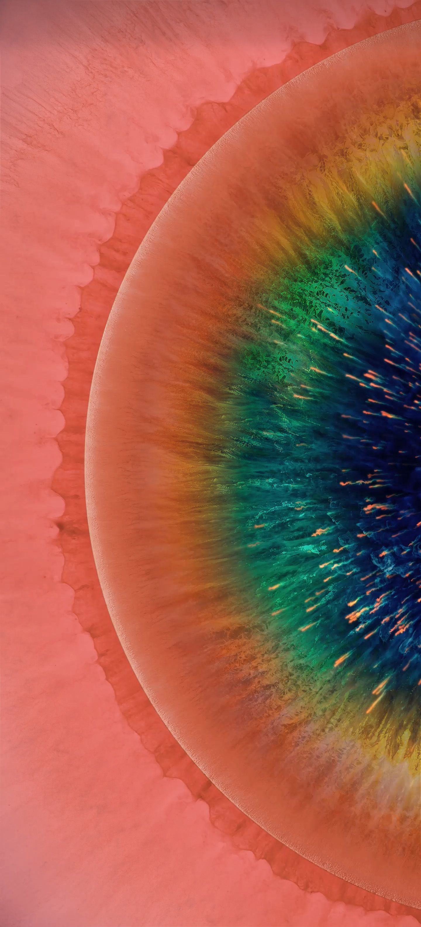 Occhio astratto colorato, 1440x3168 Verticale, Telefono