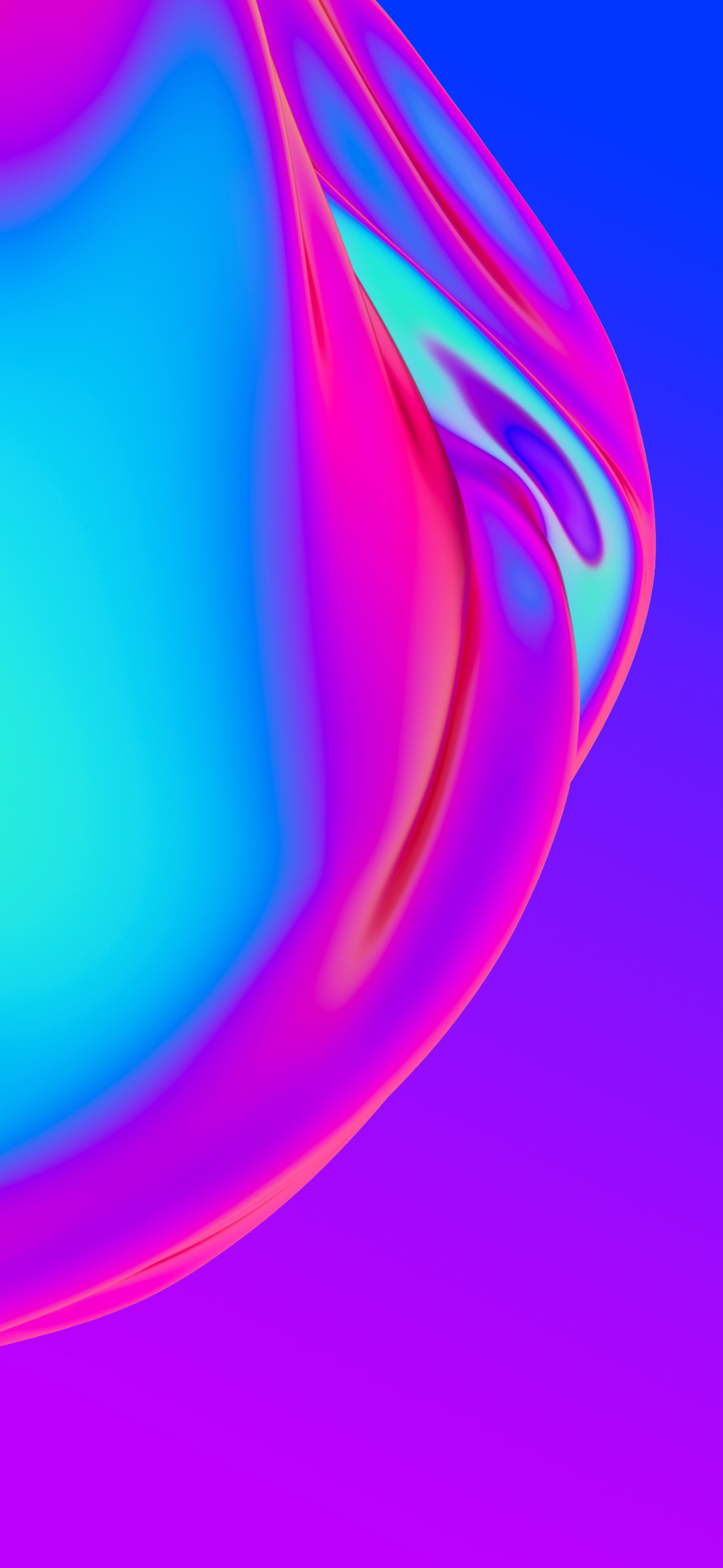 Astratto forma fluida iridescente, 1080x2340 Full HD Verticale, iPhone
