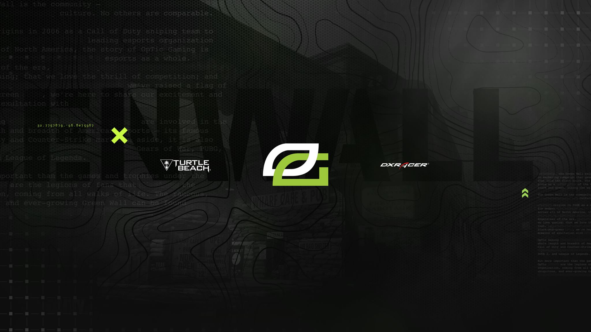 Logo OpTic Gaming verde, 1191x670 HD, PC