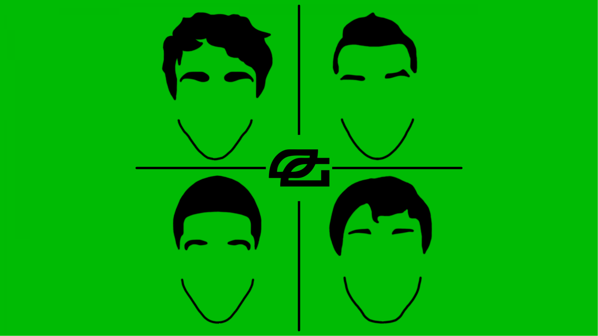 Logo OpTic Gaming sfondo grigio, 2560x1440 1440p, Desktop