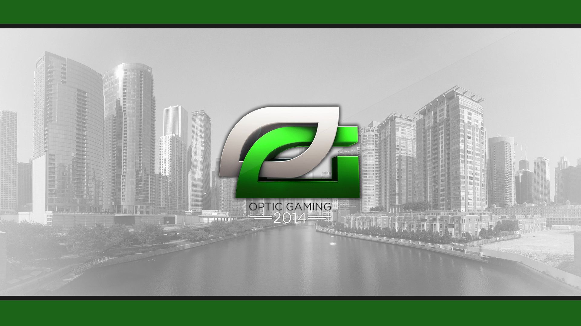 Logo OpTic Gaming volti stilizzati, 1920x1080 1080p, Desktop