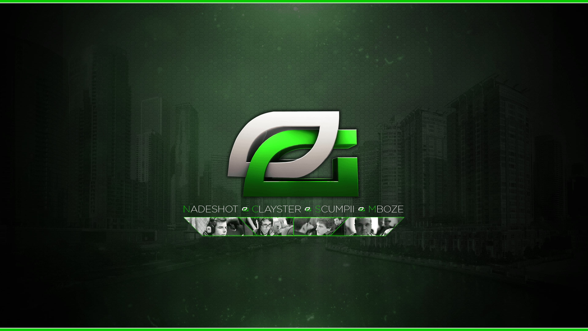 Logo OpTic Gaming con schizzi, 1920x1080 Full HD, PC Desktop