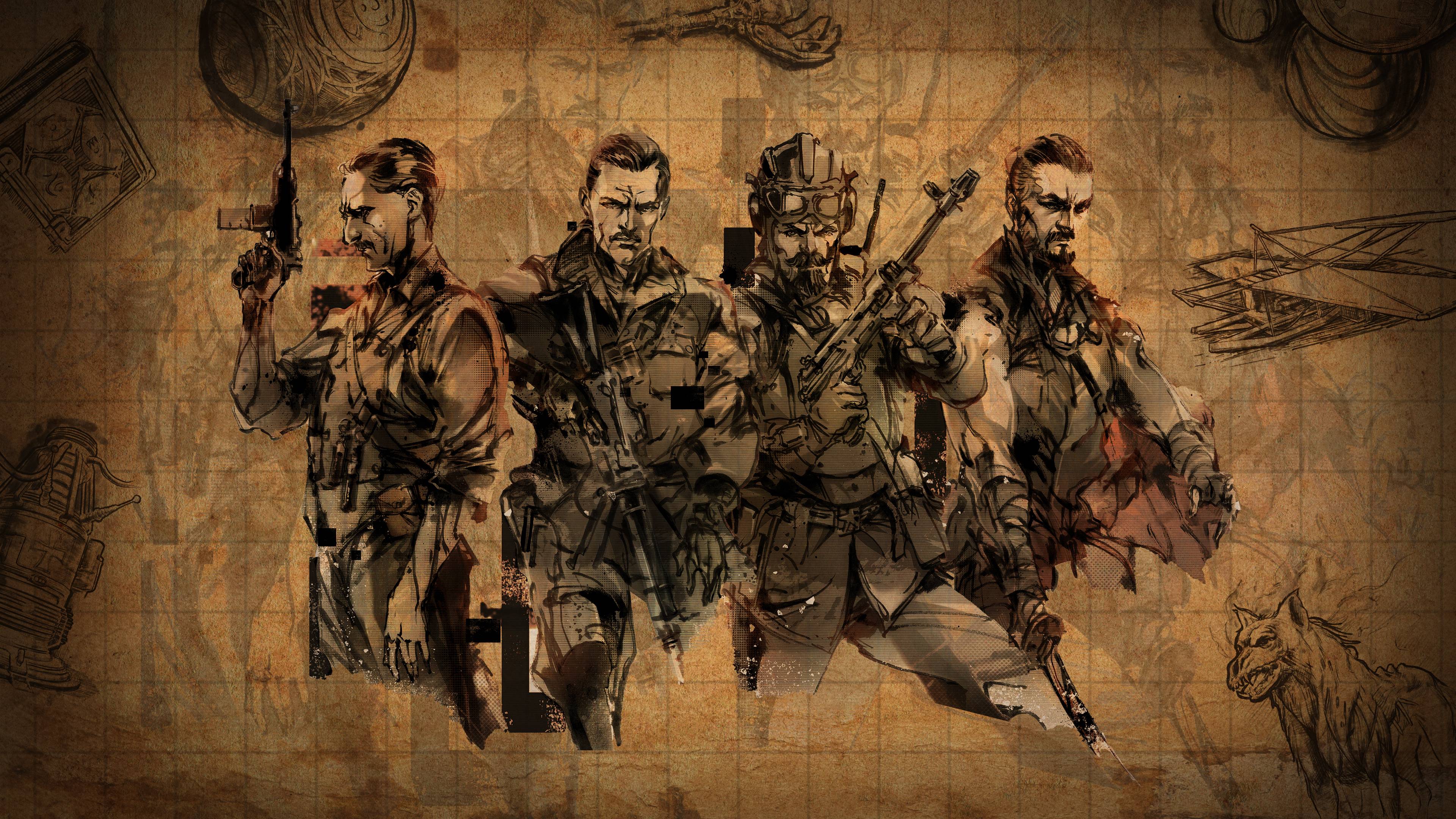 Origins Zombies personaggi Black Ops, 3840x2160 4K, Desktop 4K