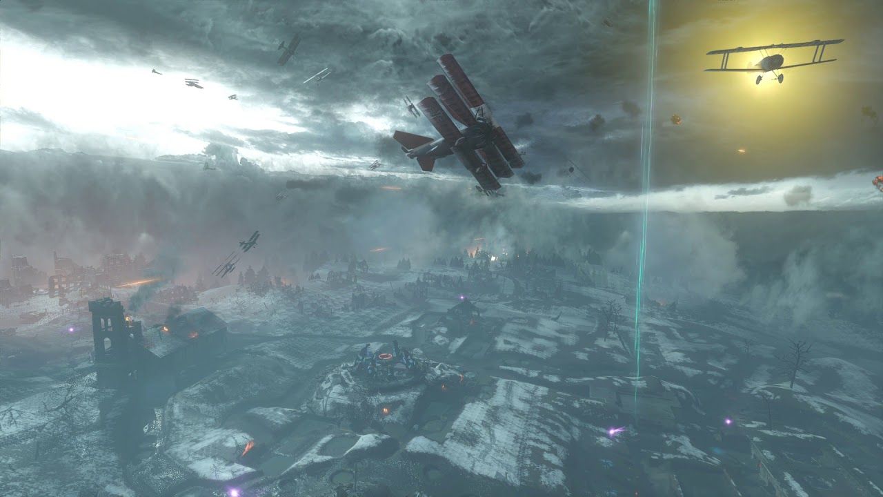 Origins Zombies campo di battaglia aereo, 1280x720 720p, PC