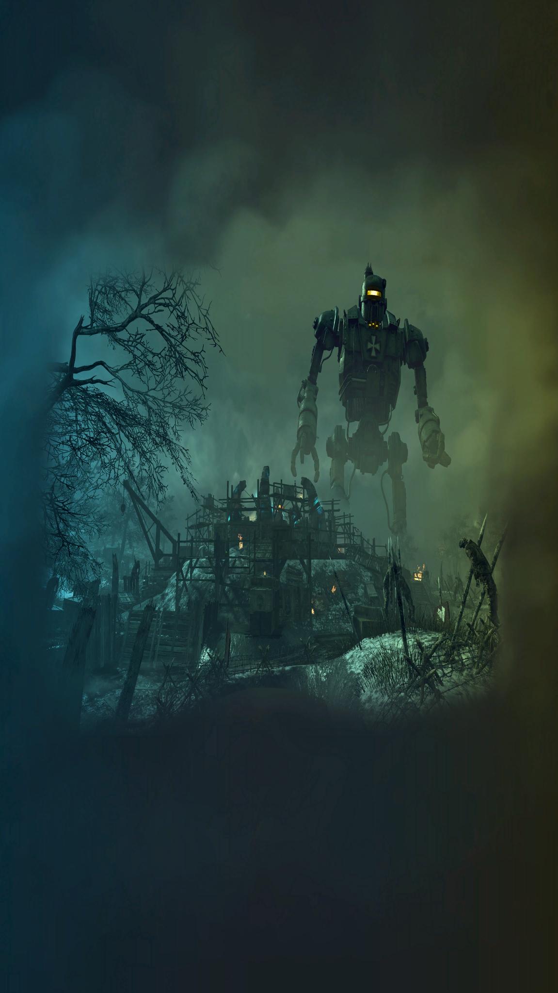 Robot gigante Origins Black Ops, 1151x2046 Full HD Verticale, iPhone