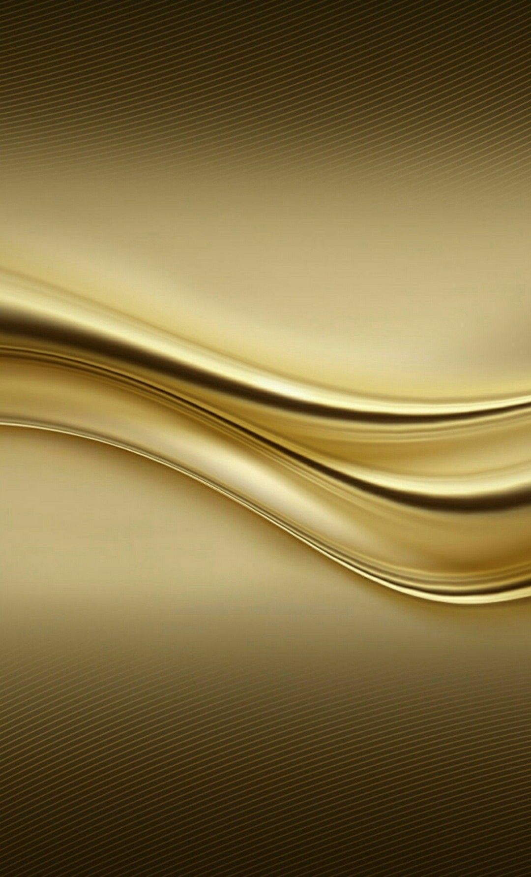 Onde astratte dorate metalliche, 1080x1782 Verticale, Telefono