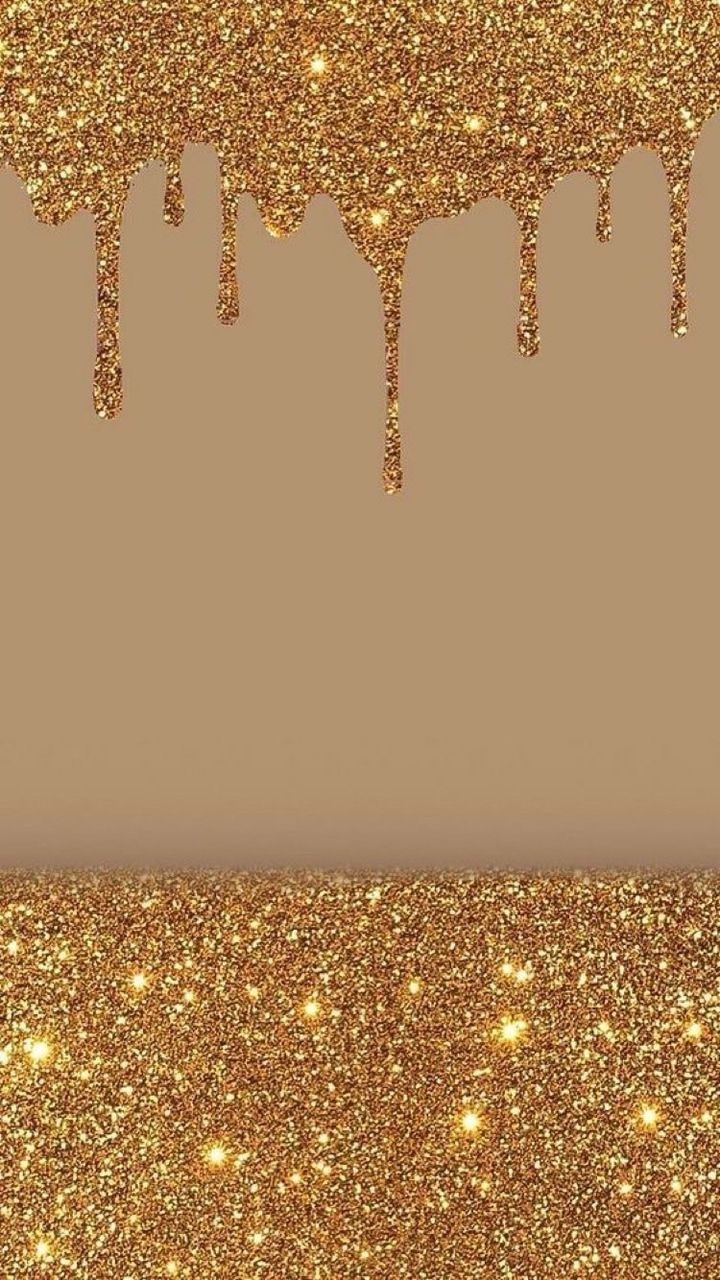 Glitter oro gocciolante astratto, 720x1280 Verticale, Mobile