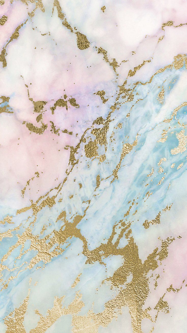Marmo oro rosa azzurro, 736x1308 Full HD Verticale, Smartphone