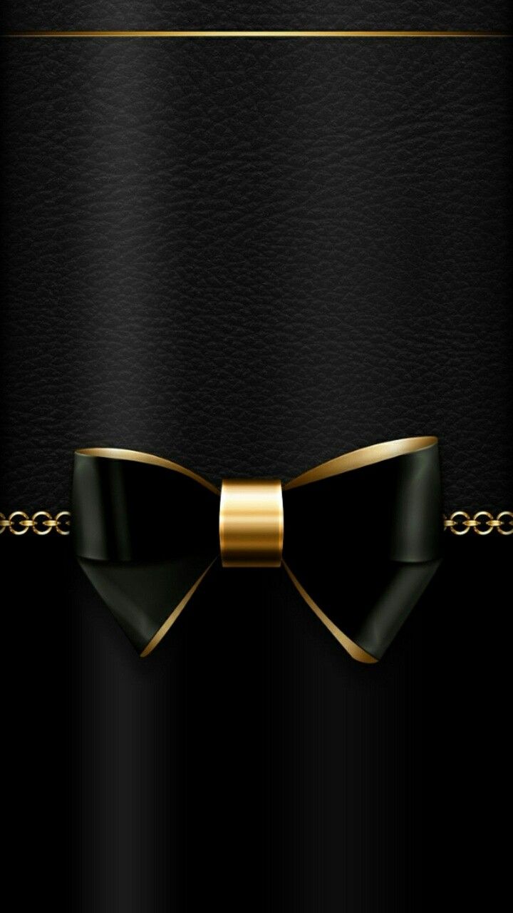 Fiocco nero e oro, 720x1280 Verticale, Mobile
