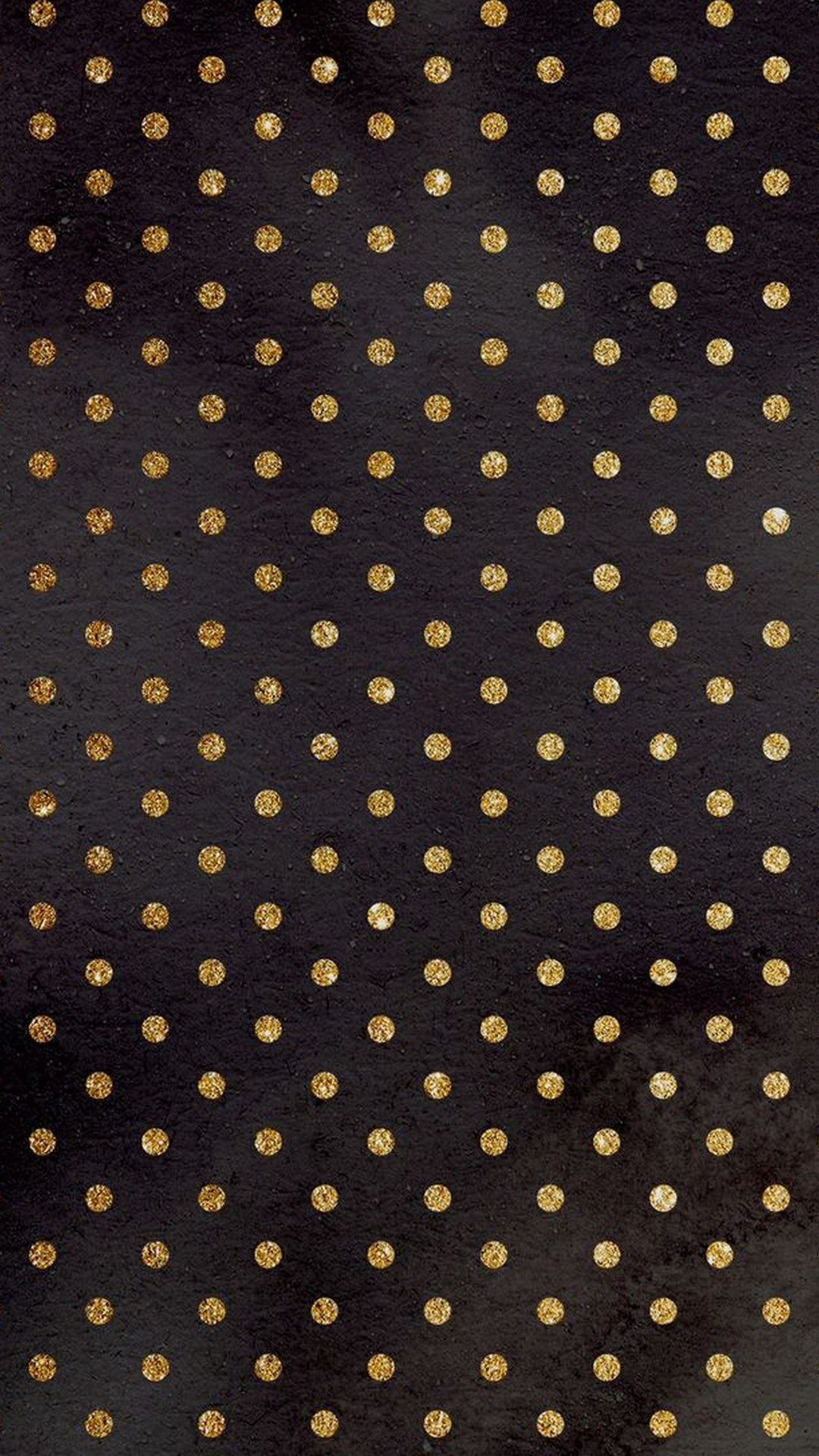 pois oro su nero, 1080x1920 Verticale, Telefono