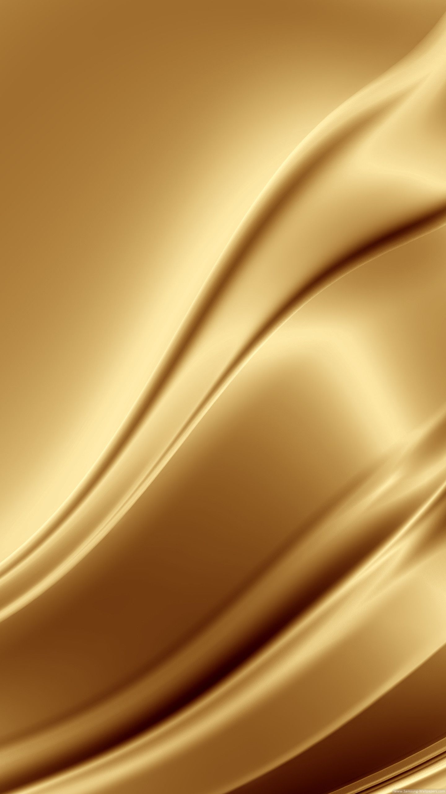 Seta dorata ondulata, 1440x2560 Full HD Verticale, Smartphone