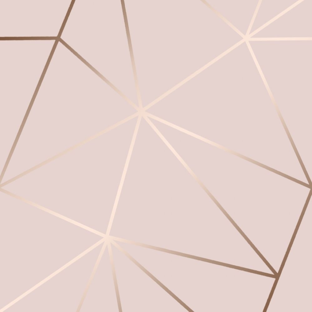 Linee geometriche oro rosa, 1000x1000 HD, Desktop