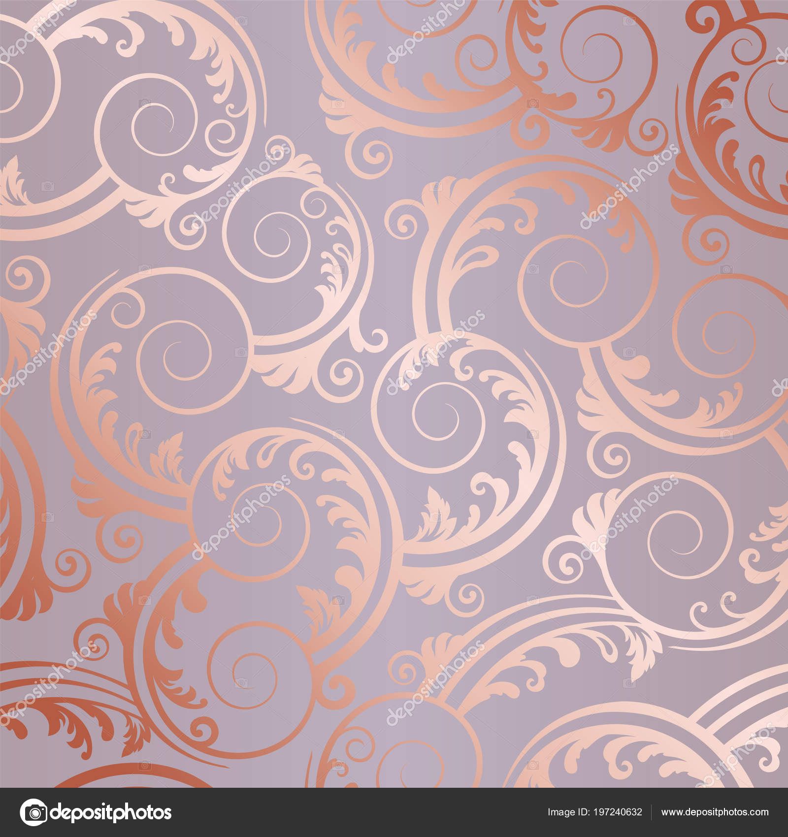 Motivo swirl oro rosa, 1600x1700 Full HD Verticale, Smartphone