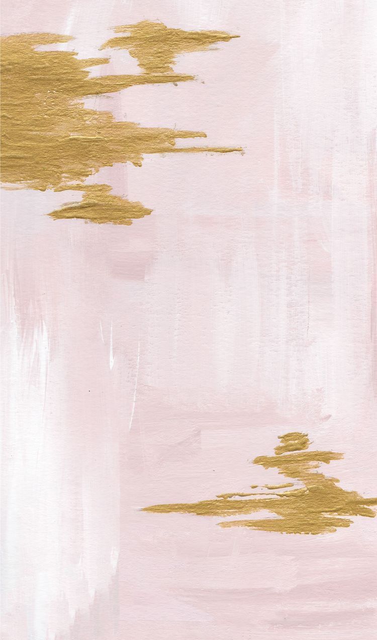 Pennellate oro su rosa, 750x1271 Verticale, Mobile