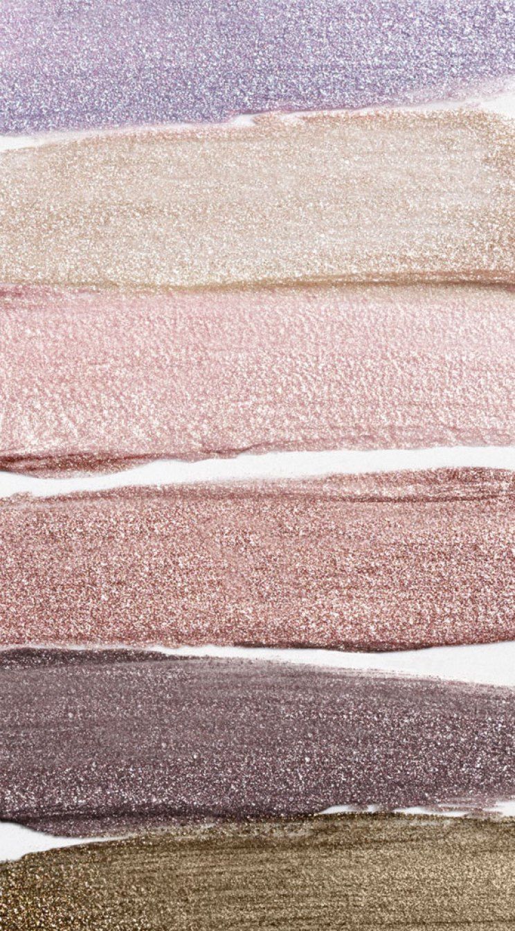 Pennellate glitter oro rosa, 744x1344 Full HD Verticale, Smartphone