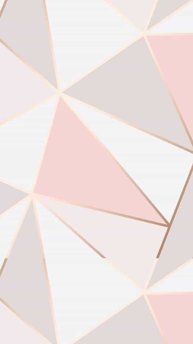 Triangoli geometrici oro rosa, 736x1308 Full HD Verticale, iPhone