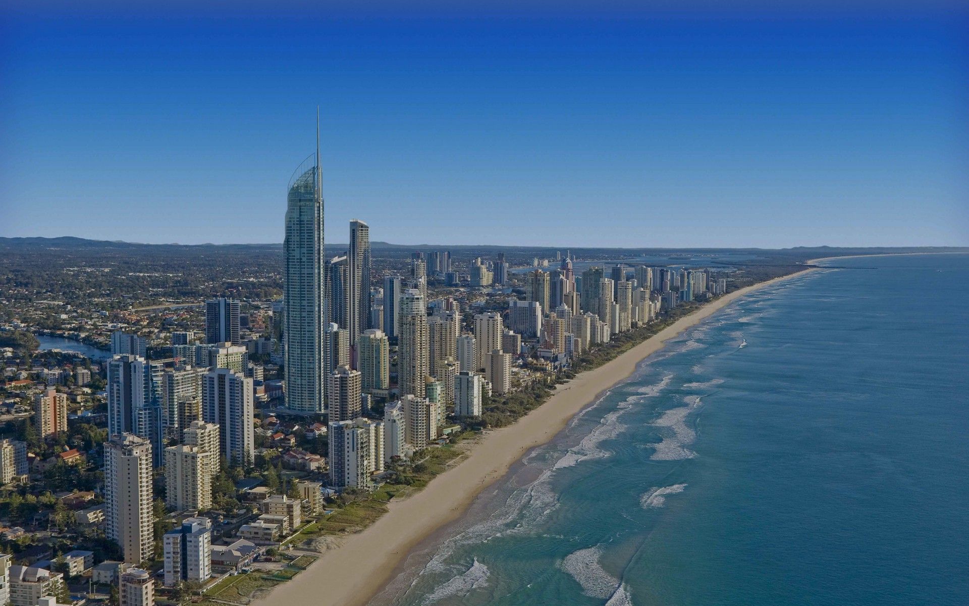 Vista aerea Gold Coast Australia, 1920x1200 Full HD+, Desktop