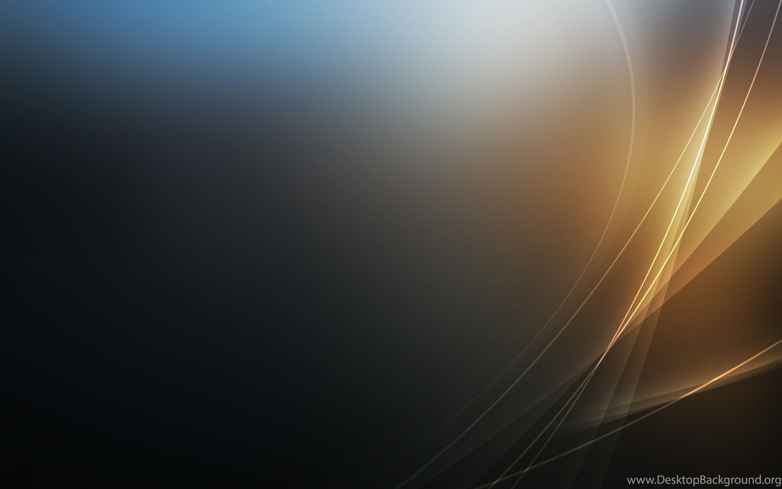 Astratto sfumato blu e oro, 2560x1600 2K+, Desktop