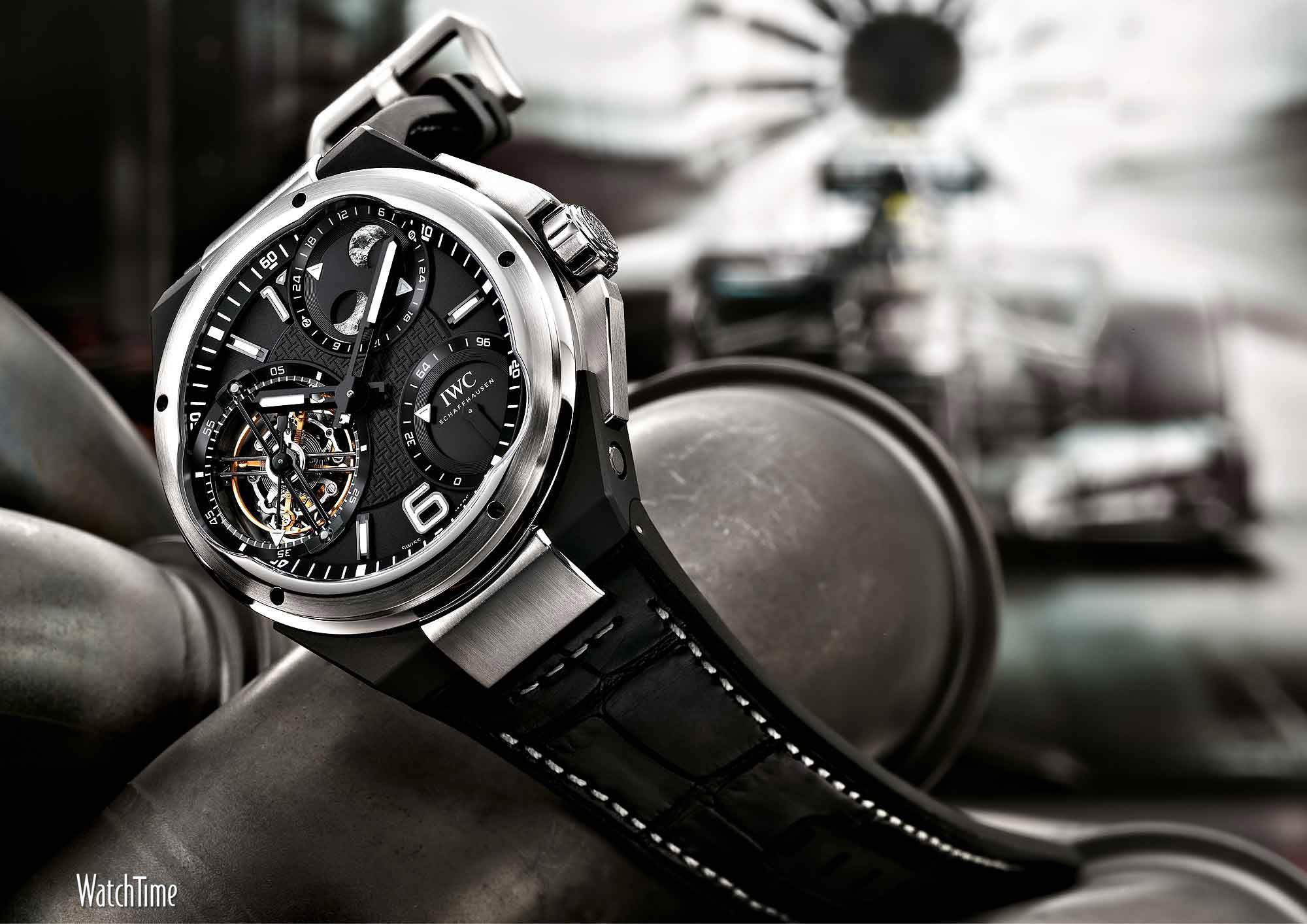Orologio IWC Ingenieur nero, 2000x1414 2K, PC Desktop
