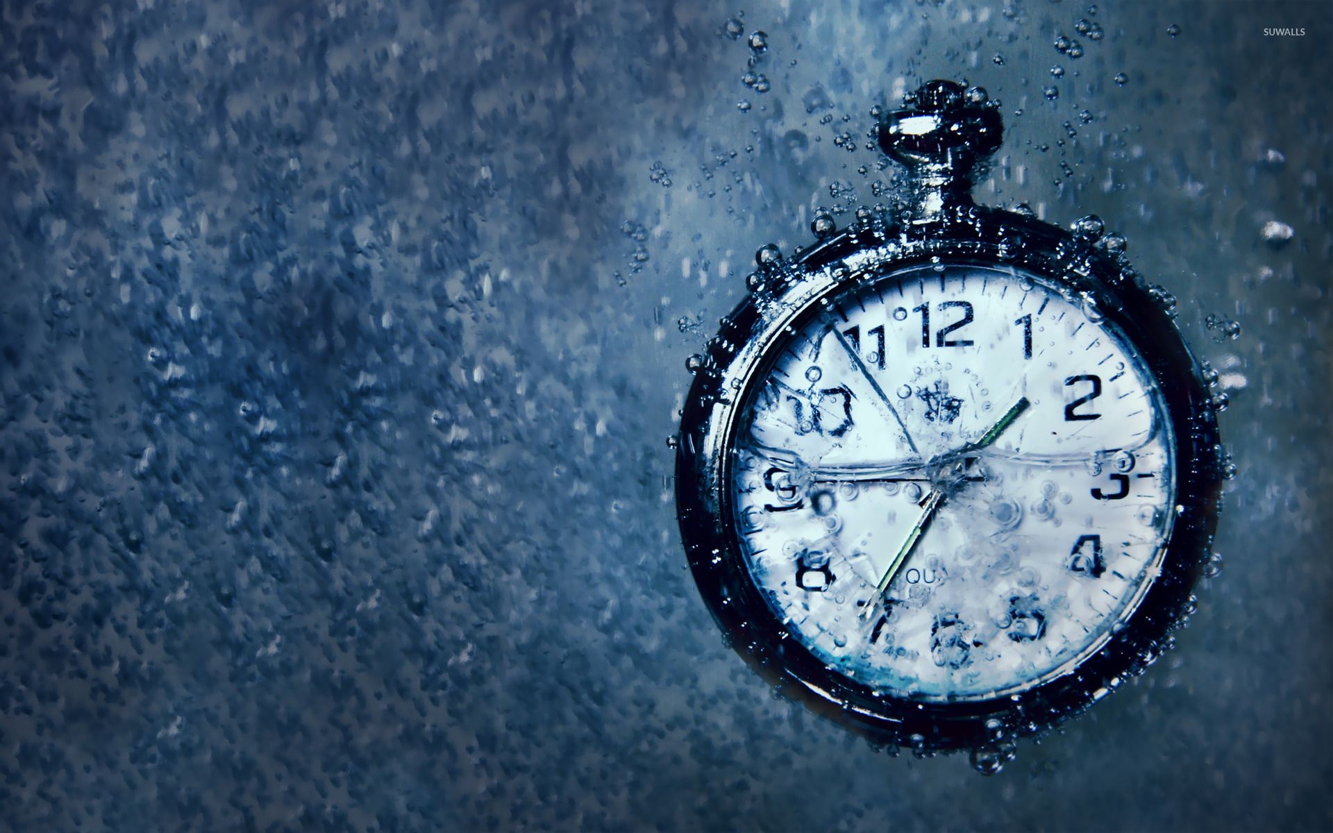 Orologio da tasca bagnato pioggia, 1920x1200 WUXGA, Desktop