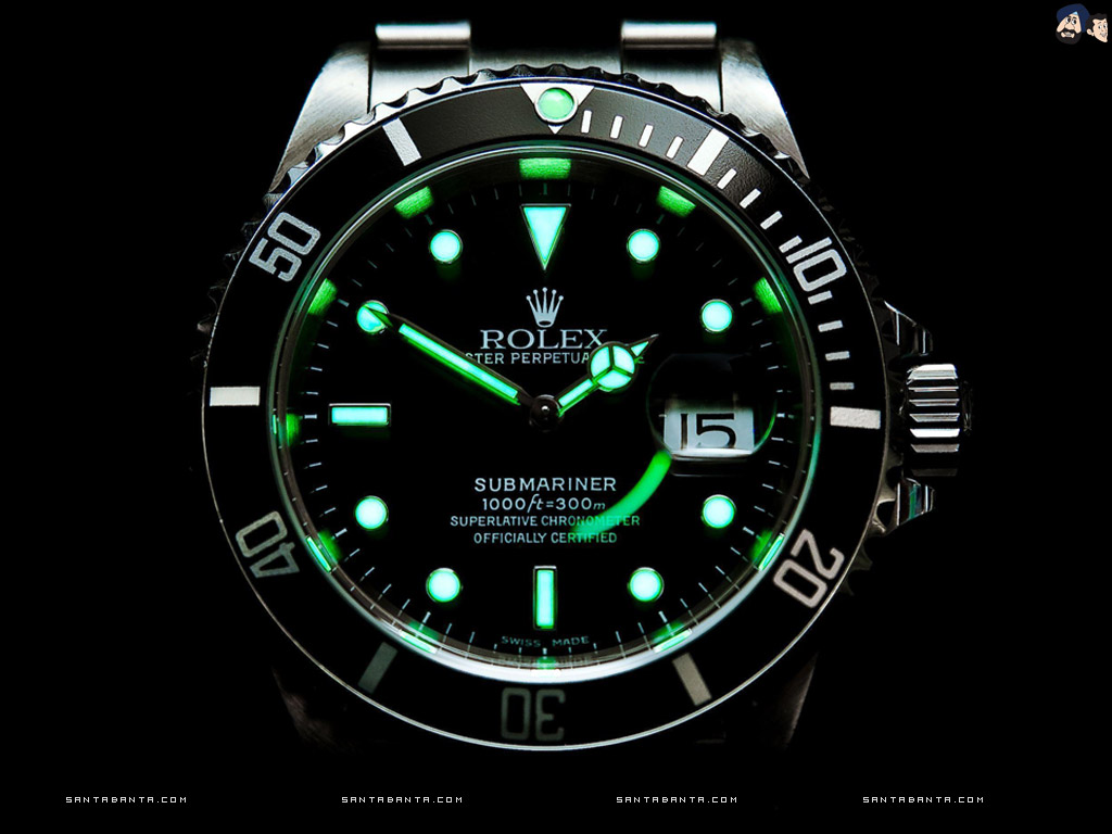 Orologio Rolex Submariner verde, orologi di lusso, 1024x768 HD, Laptop