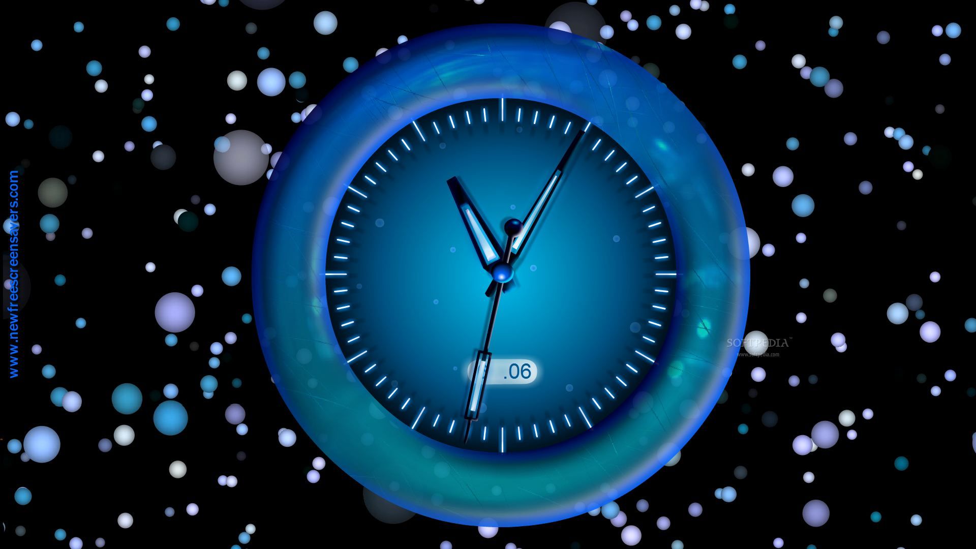 orologio blu con bolle, 1920x1080 1080p, Desktop