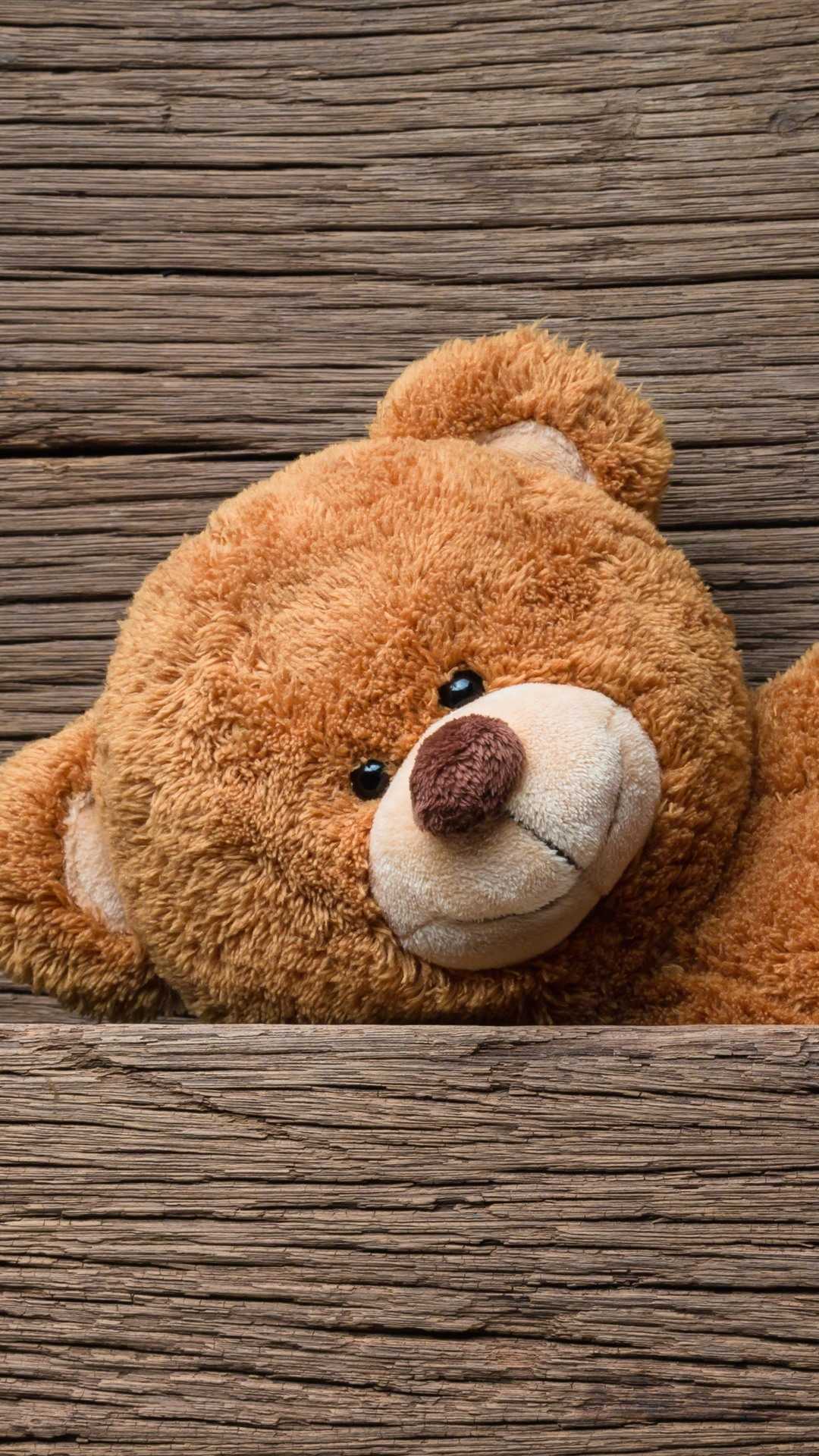 Orsetto di peluche marrone, 1080x1920 Full HD Verticale, Smartphone