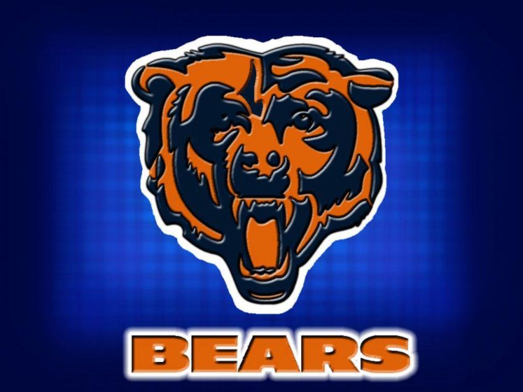 Logo Chicago Bears orso arancione, 1920x1080 1080p, Desktop