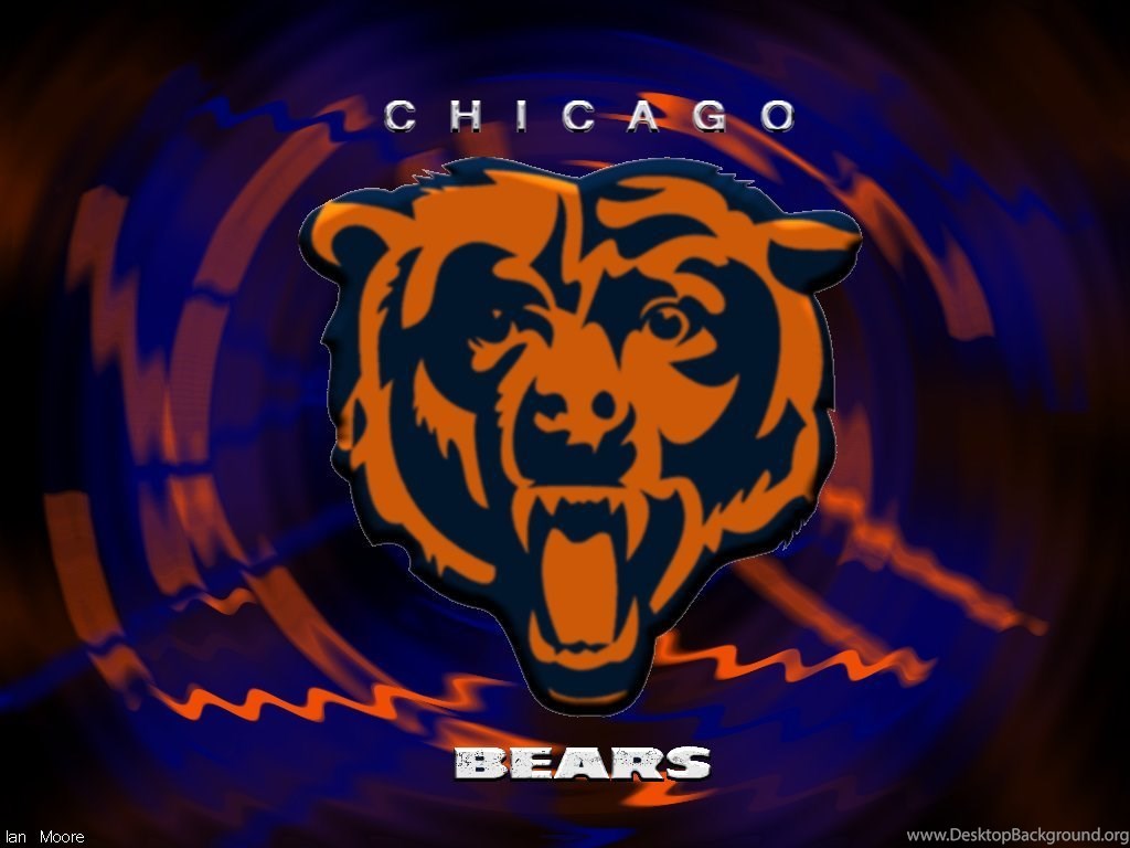 Logo Chicago Bears arancione blu, 1280x1024 HD, HP Laptop