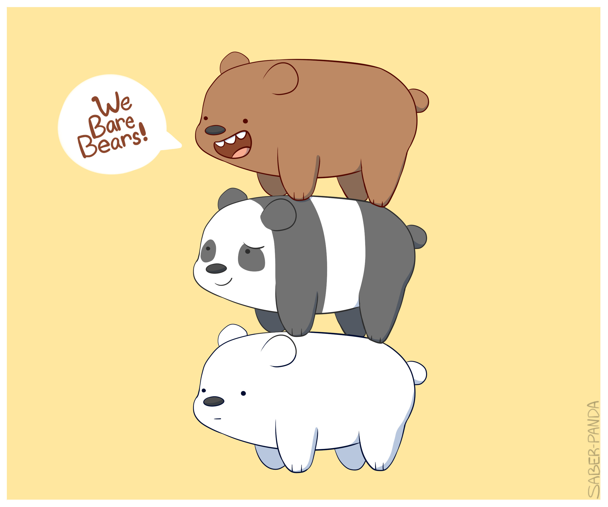 We Bare Bears orsi addormentati, 800x1644 Full HD Verticale, Smartphone