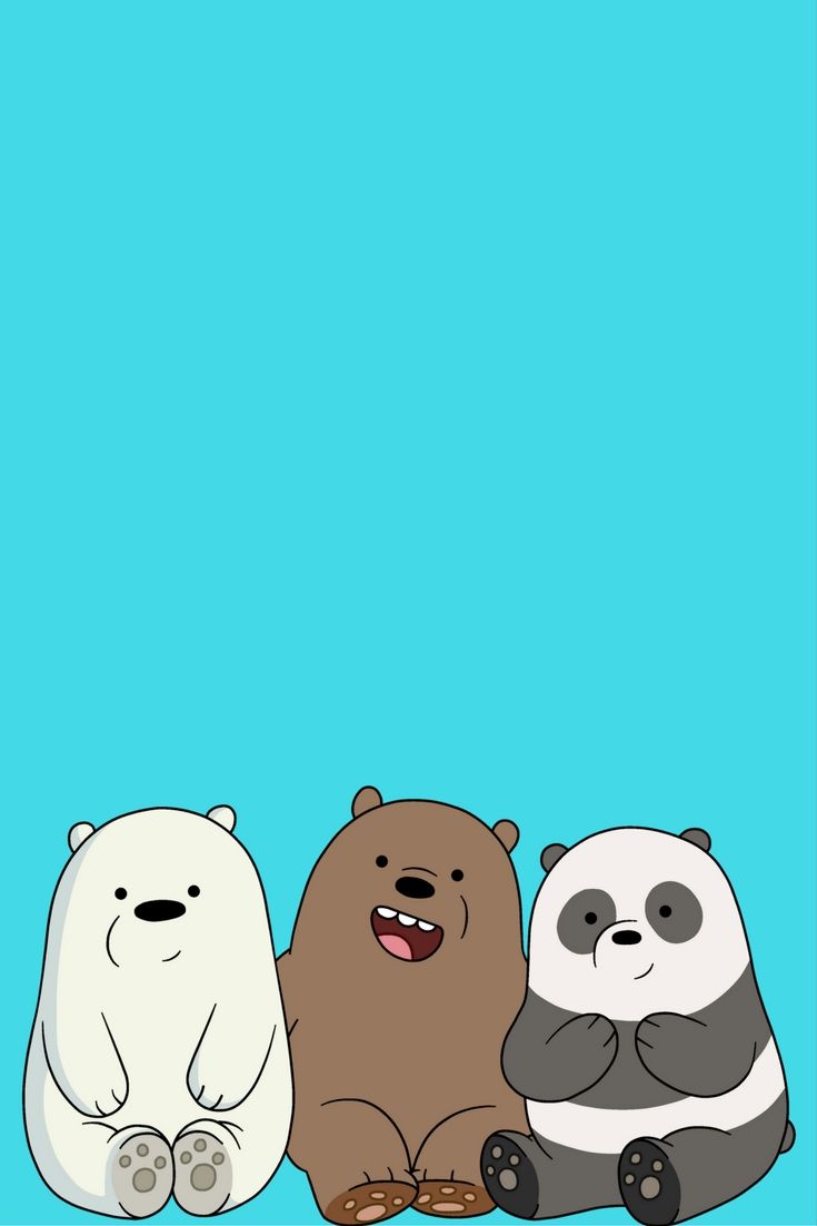 Panda We Bare Bears cartone, 820x1400 Full HD Verticale, iPhone