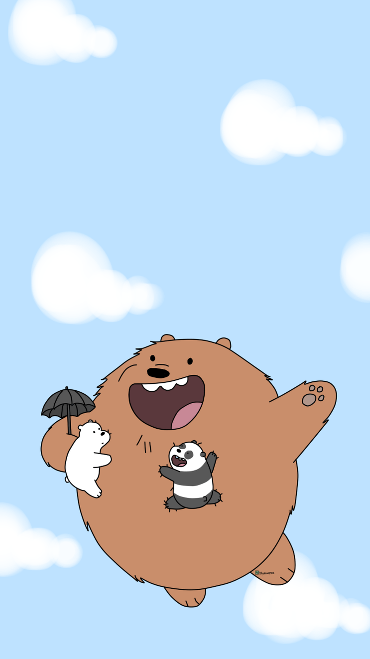 Orso nero stilizzato, sfondo scuro, 750x1334 Verticale, iPhone Pro Max