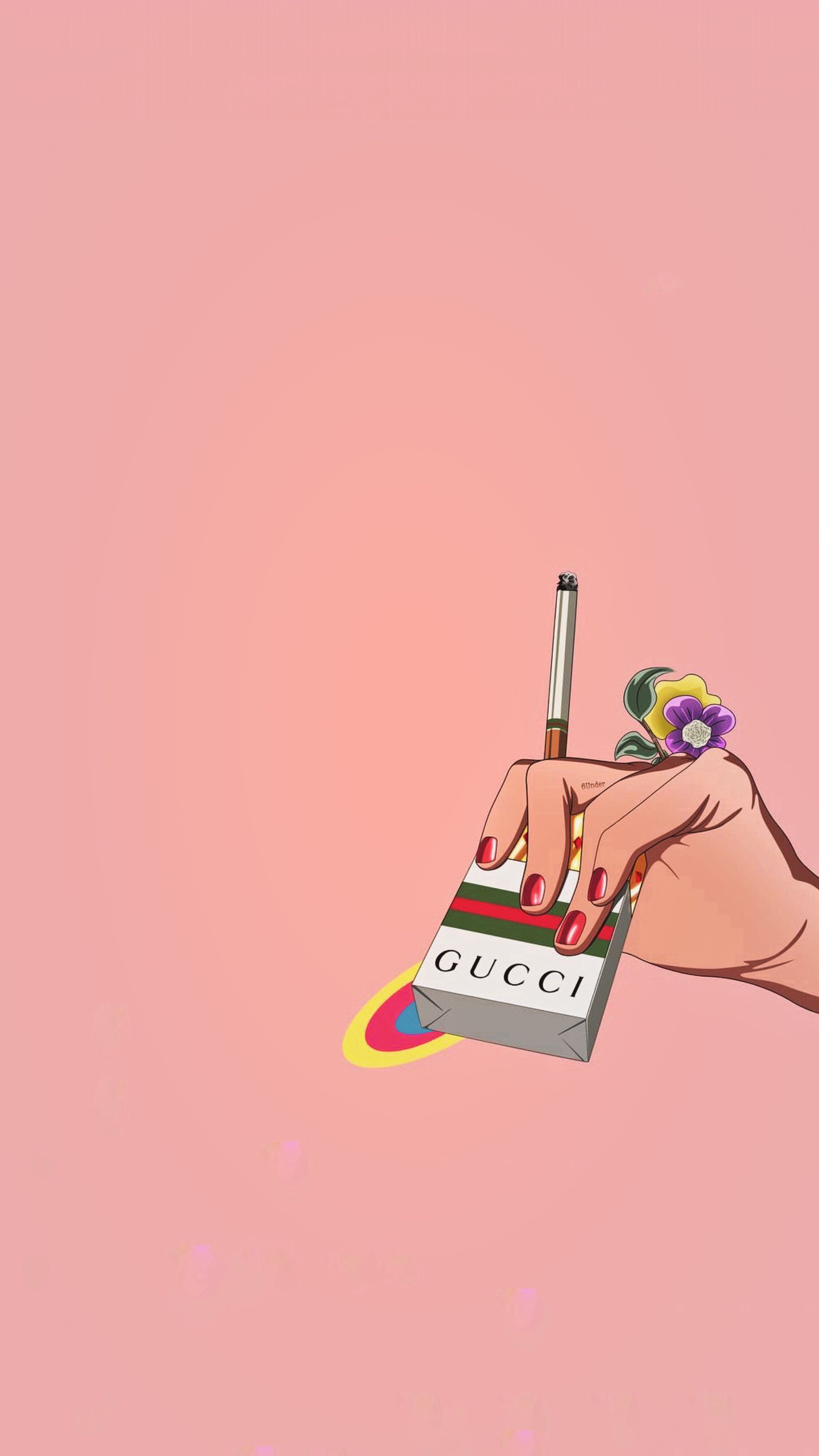 Mano con pacchetto sigarette Gucci, italiana, 3072x5460 Full HD Verticale, Smartphone