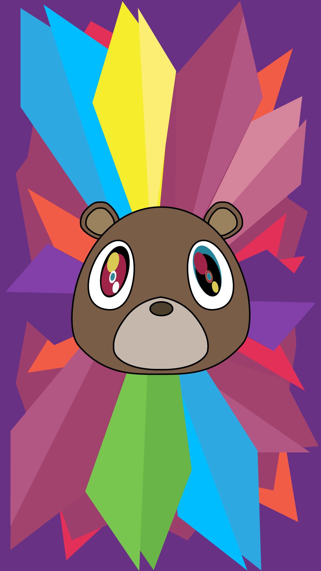 Orso Graduation Kanye West, rapper, 1080x1920 Verticale, Telefono