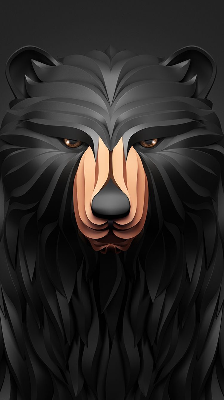 Orso Dope con completo grigio, 1024x1024 HD, iMac