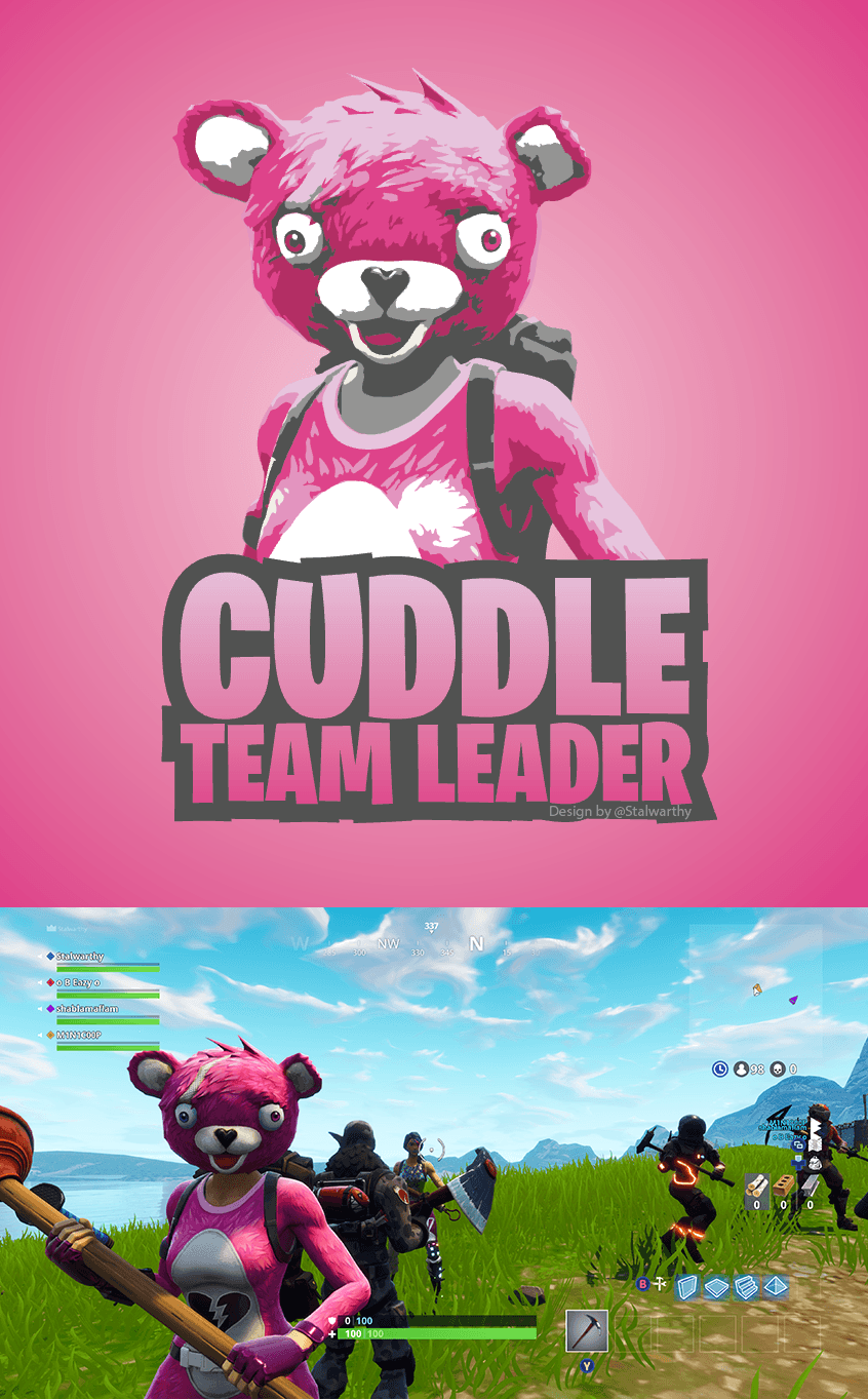 Orso robot rosa Fortnite, 1920x1080 1080p, PC