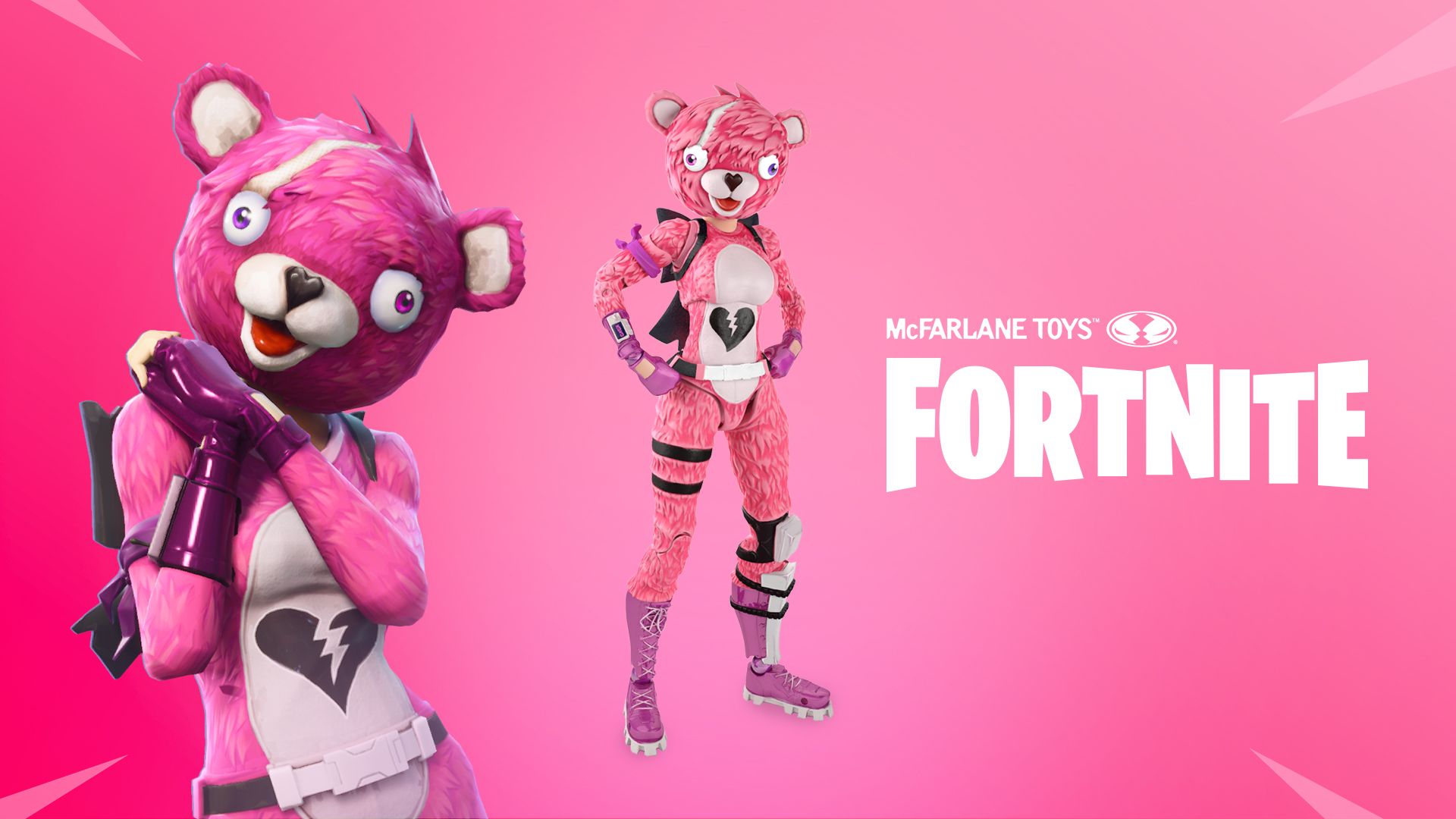 Orso di Fortnite rosa, 640x1280 Full HD Verticale, Smartphone