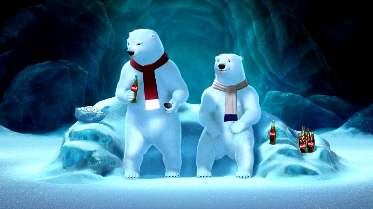 Orsi polari Coca-Cola pinguino, 1920x1080 Full HD 1080p, Desktop