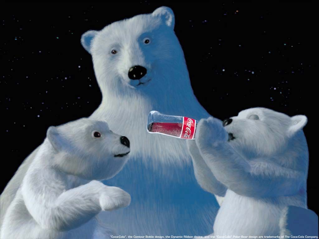 Orsi polari Coca-Cola pinguino neve, 1332x850 HD, Desktop