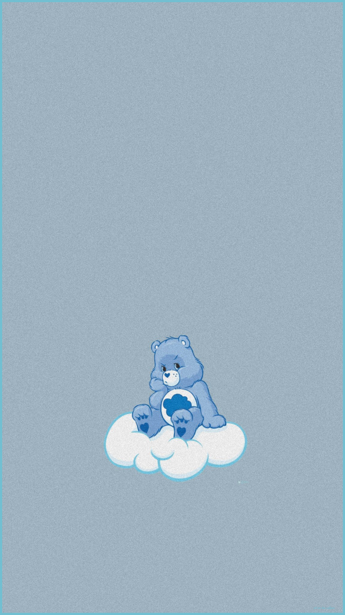 Orsetto Grumpy Bear su nuvola, 1117x1986 Full HD Verticale, Smartphone
