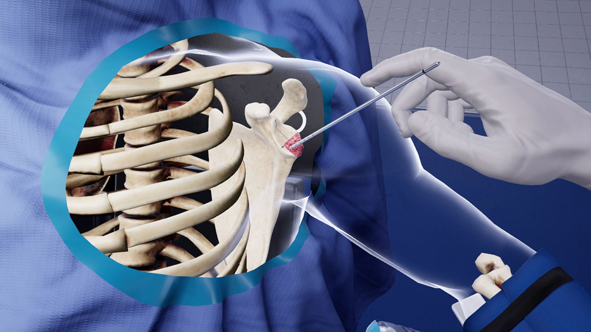 Medico con icona Ortopedia esagono, 1920x1080 Full HD, Desktop