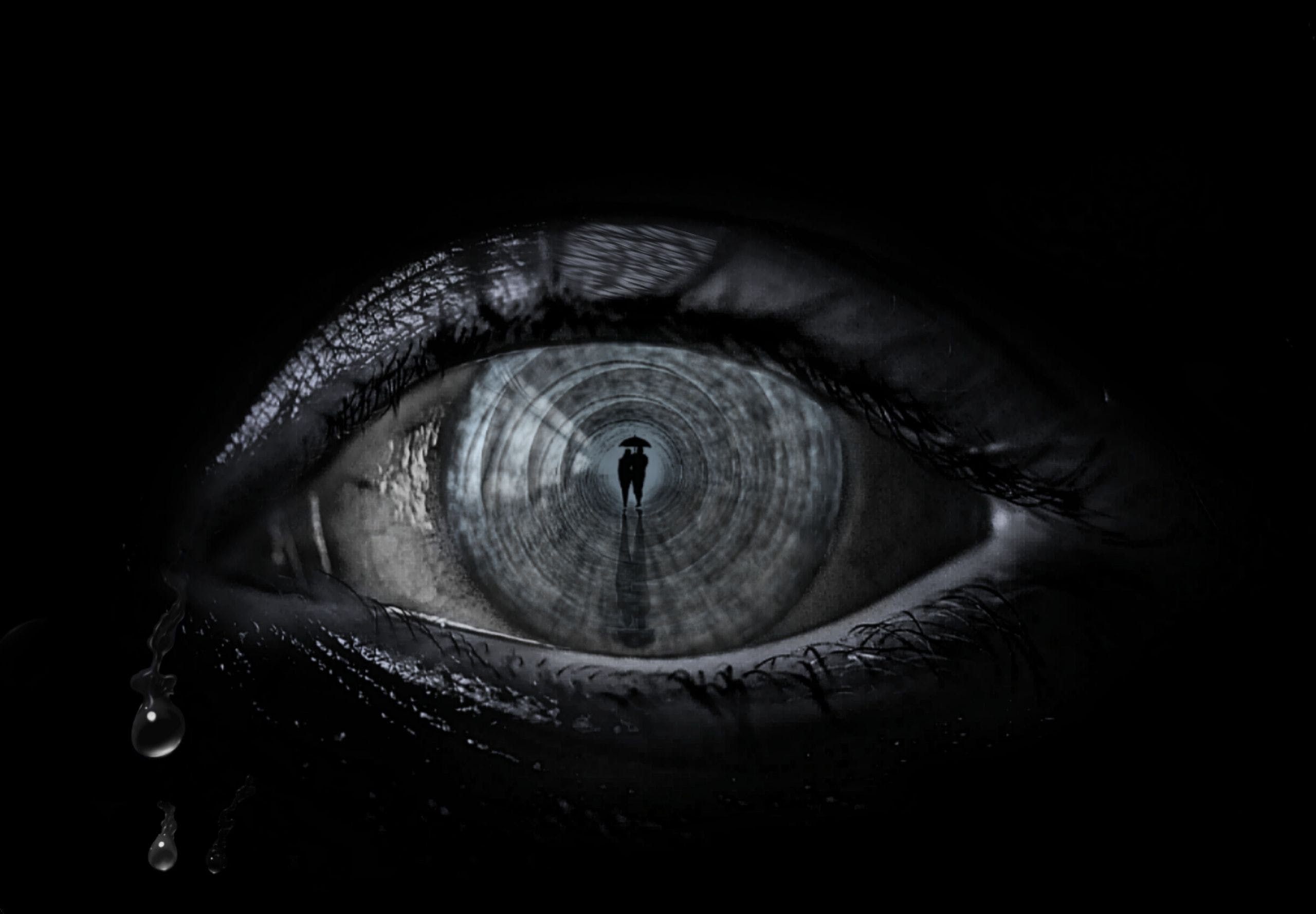 Occhio scuro con lacrima, 2560x1779 WQXGA, PC