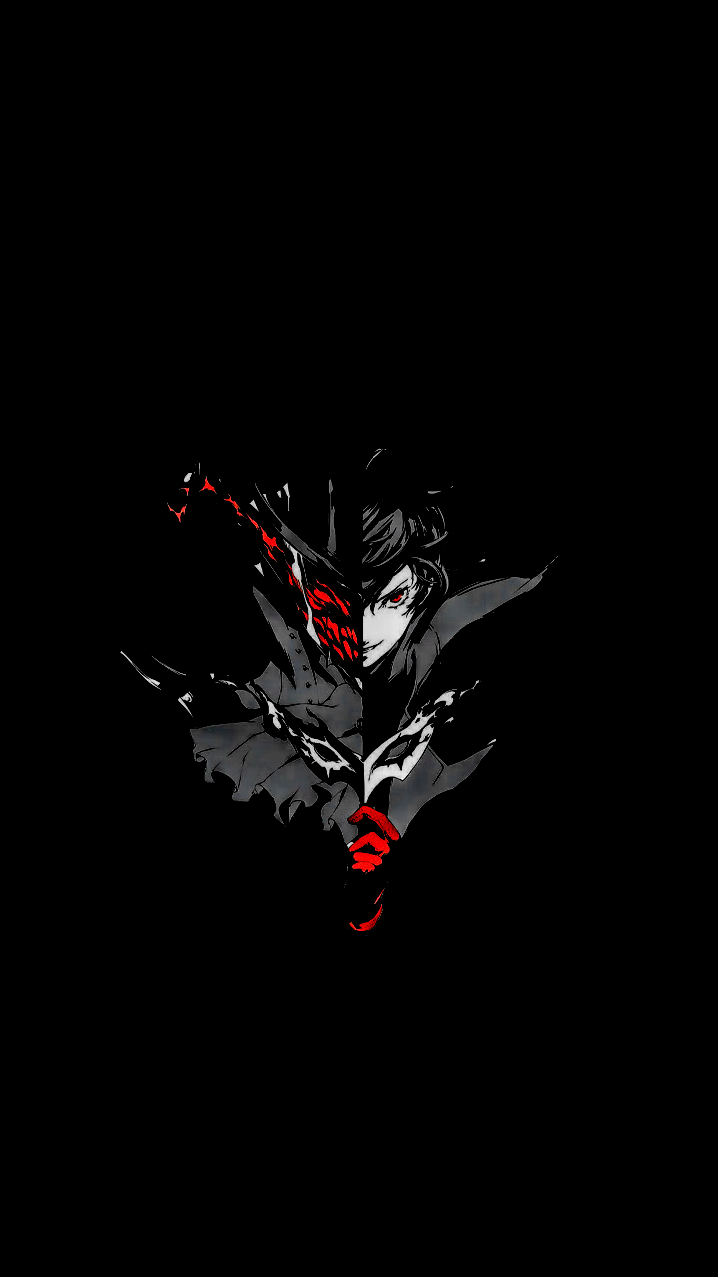 Persona 5 Joker maschera nera, DC Comics, 1440x2560 Verticale, Telefono