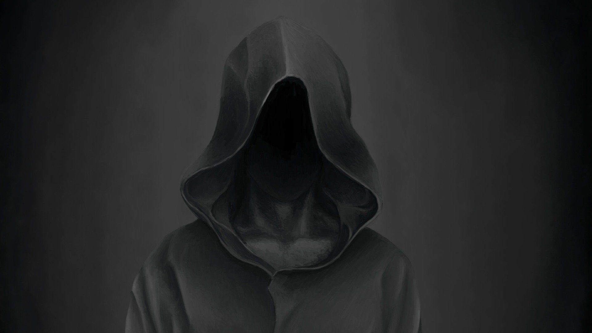 Figura incappucciata oscura misteriosa, 1920x1080 1080p, Laptop